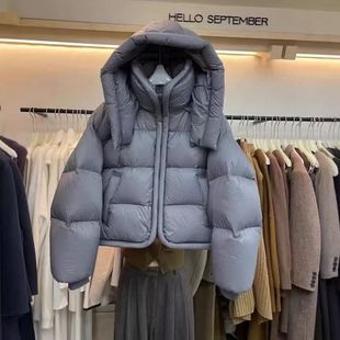 羽绒棉服女小个子学生2025冬季新款爆款高级感加厚保暖面包服外套