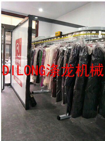 洗衣店O型衣物输送线 衣服装输送带 干洗店传送线 服装输送机直销