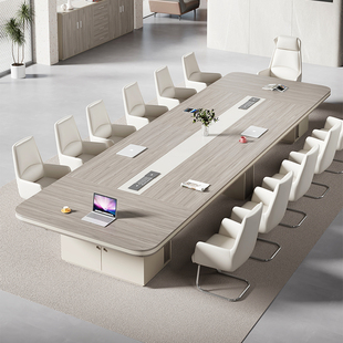 培训桌长方形长条桌办公桌椅 办公家具会议桌长桌简约现代大型板式