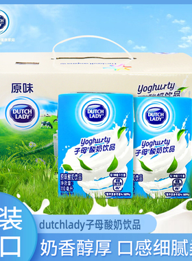 越南dutchlady子母奶原味酸奶110ML盒装酸牛奶原装进口纯牛奶饮品