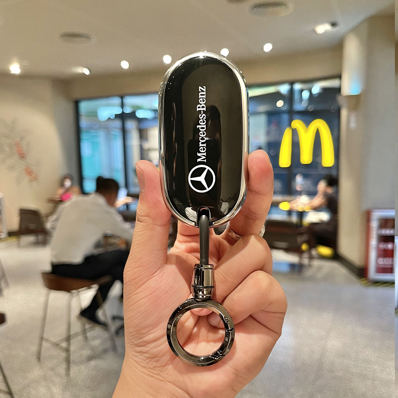 奔驰汽车专用钥匙包高档壳扣