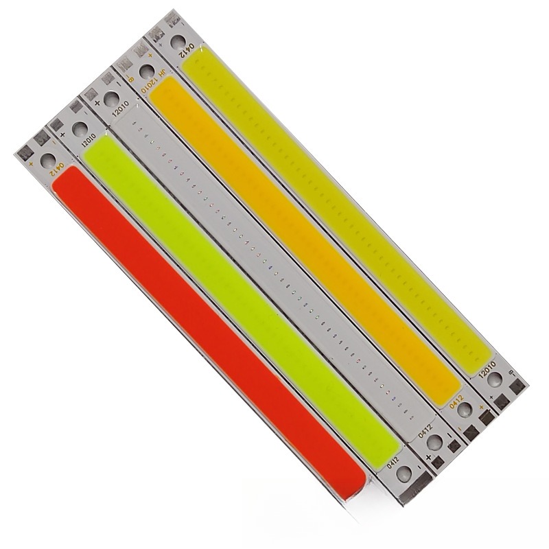 120*10 cob光源钓鱼灯白光 绿光长条汽车灯COB灯珠LED灯条12v10W