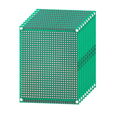7x10cm双面绿色PCB洞洞板10pcs/包PCBA电路板套件DIY万能板玻纤板
