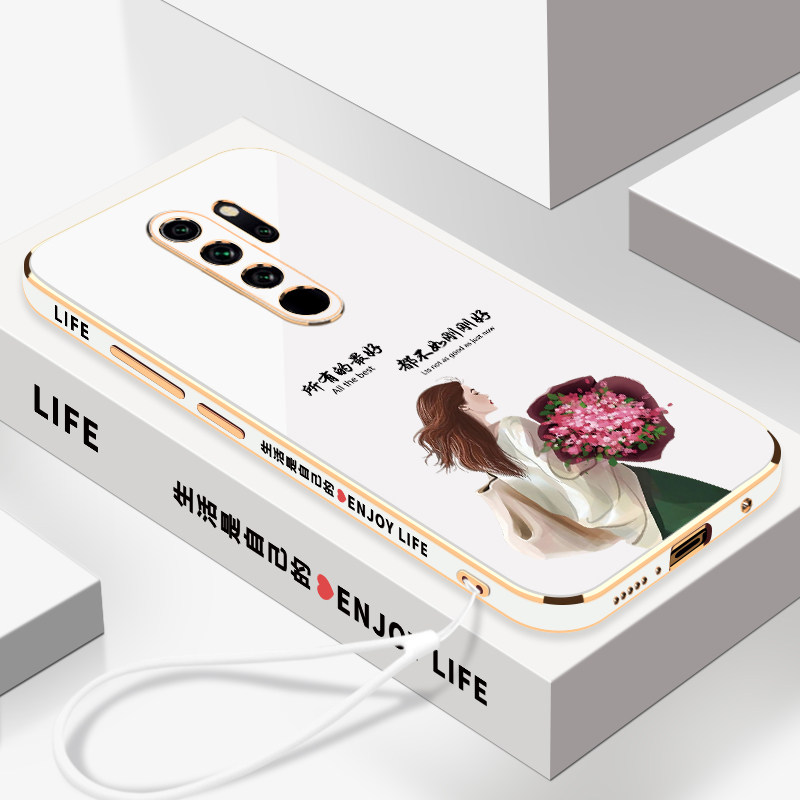 电镀生活是自己的小米红米Note8Pro手机壳电镀软壳全包镜头防摔时尚潮流男女款新品新款保护套外壳硅胶个性