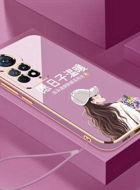 适用于愿日子温暖小米红米Note11EPro手机壳全包镜头个性简约Redmi时尚创意硅胶防摔电镀软壳新品保护套