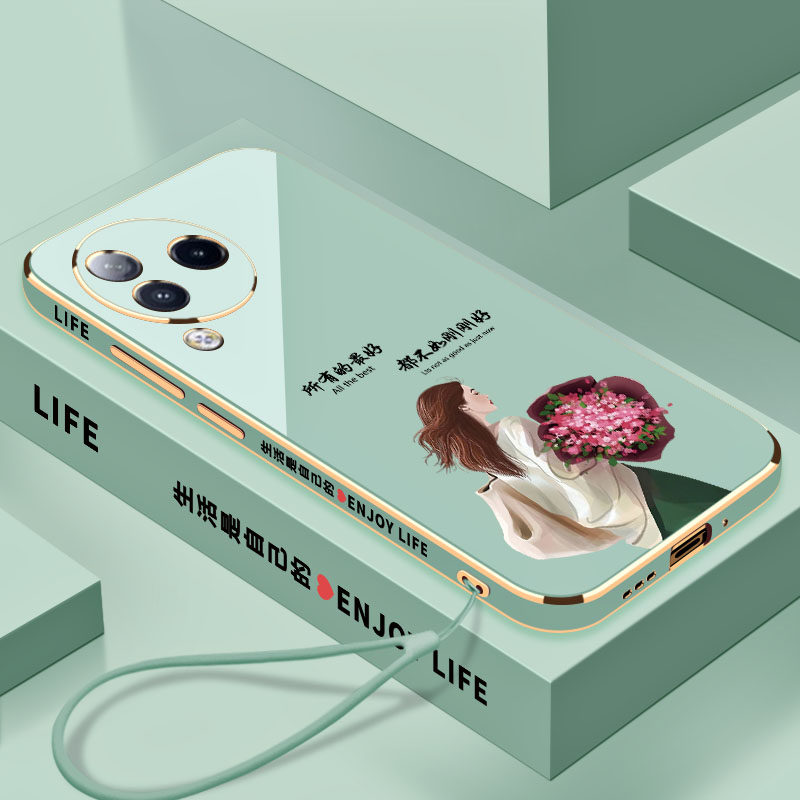 适用于电镀生活是自己的小米Civi3手机壳全包镜头硅胶防摔小米时尚创意超薄个性CIVI3新品软壳保护套外壳