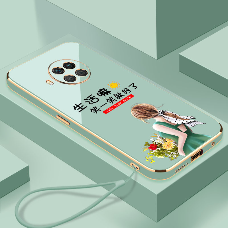 电镀笑一笑红米Note9手机壳全包镜头4G硅胶防摔小米时尚潮流Redmi个性创意红米Note9Pro软壳5G男女款保护套