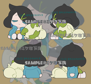 【三花地下铁/联系用】宝可梦地平线莉可新叶喵pvc摆件