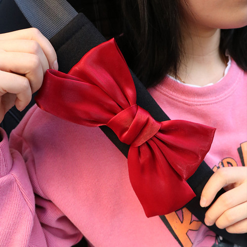 车载创意蝴蝶结安全带护肩套