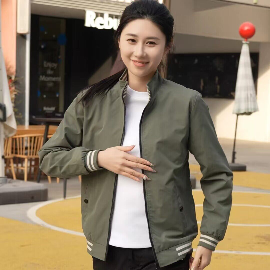 犇岚品牌男装2026春夏新款男士立领工装夹克休闲运动棒球服外套潮