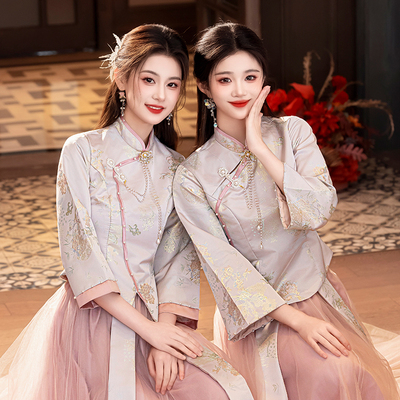 新中式伴娘服2025夏季新款