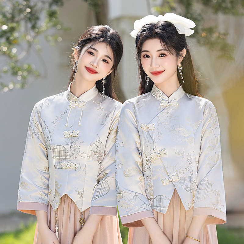 新中式伴娘礼服国风婚礼