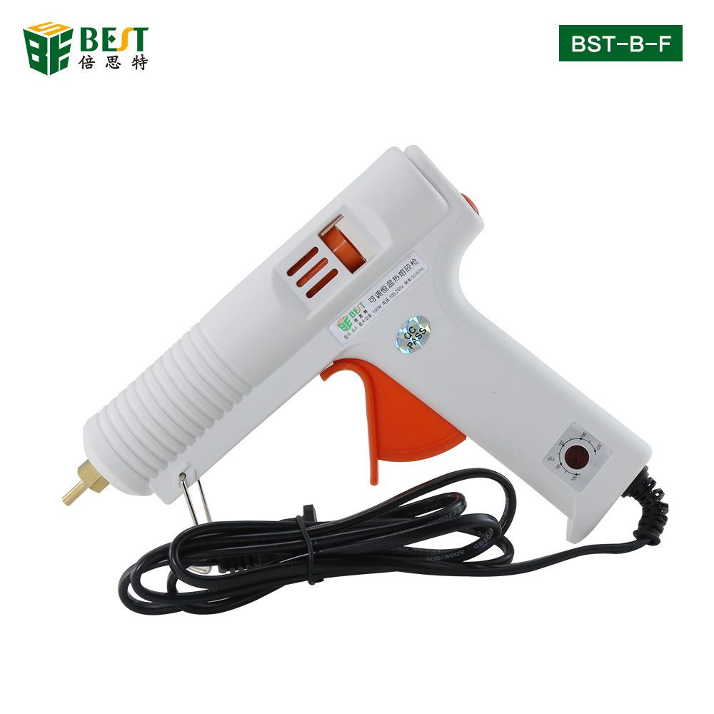 倍思特 热熔胶枪高温玻璃胶抢电热100w 调温恒温11mm胶棒胶枪B-F