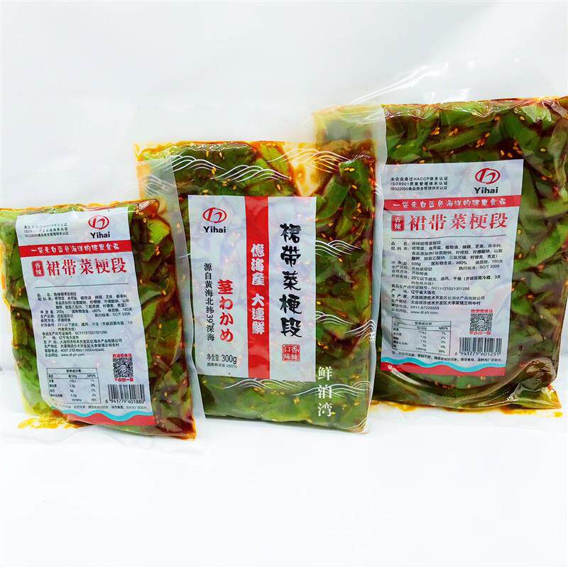 *大连特产 亿海香辣裙带菜梗段开袋即食海藻下饭小咸菜包邮