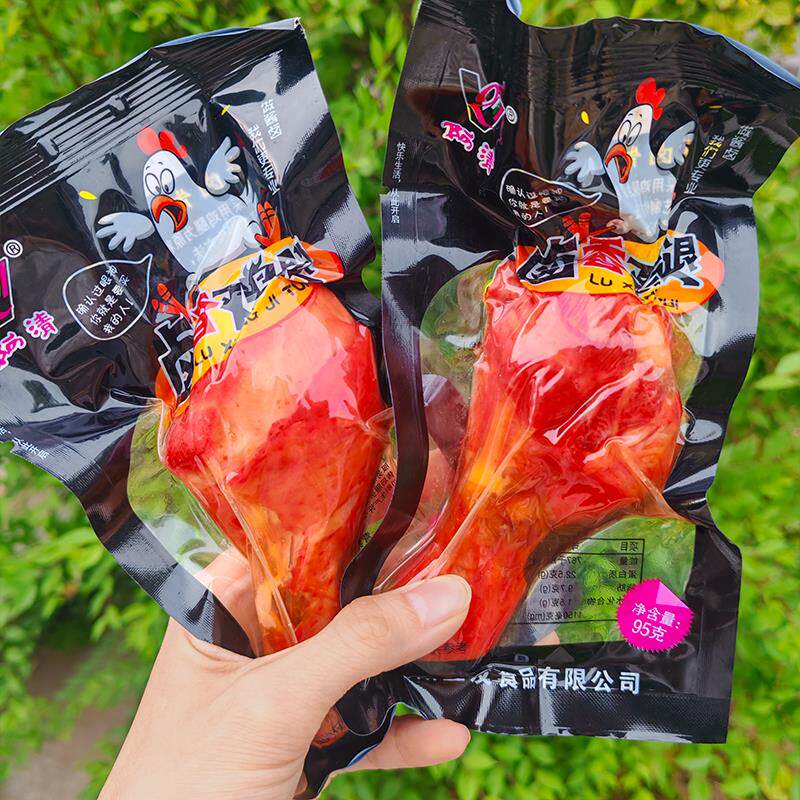 *卤香鸡腿酱卤开袋即食熟食办公室解馋休闲卤味零食小吃95克