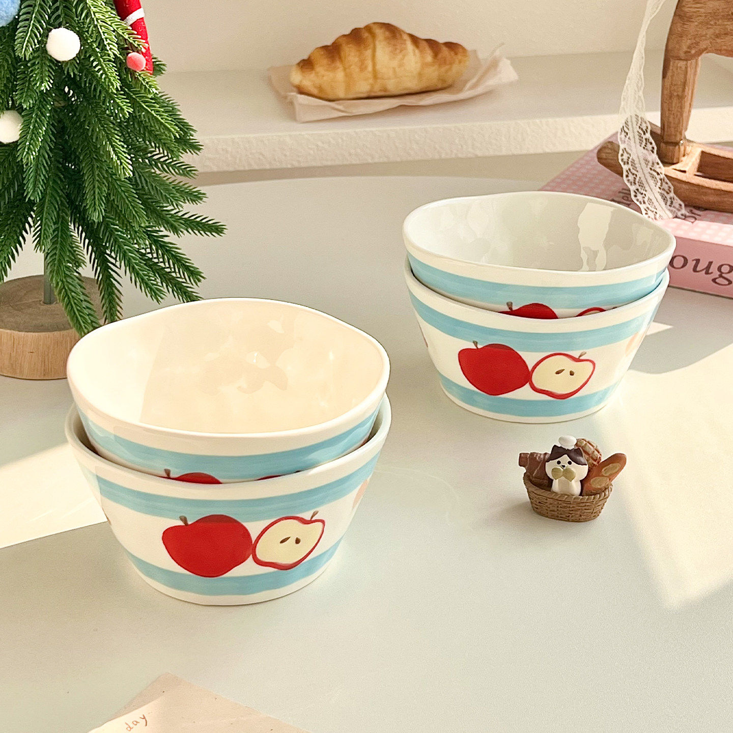 卡通陶瓷米饭碗个人专用餐具家用2026新款高颜值特别好看的迁乔碗,餐饮具,碗,淘宝优惠券,粉丝福利购,淘宝优惠卷