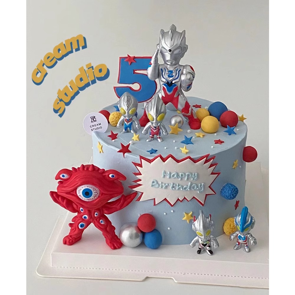 灵动创想软胶奥特曼人偶套装