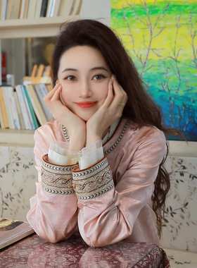 新中式时尚百搭气质国风外套7309