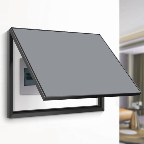 纯色电表箱装饰画免打孔开关遮挡