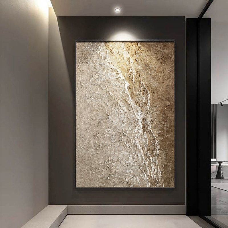 侘寂风抽象玄关装饰画意式极简客厅落地画沙发背景墙挂画艺术壁画,家居饰品,现代装饰画,淘宝优惠券,粉丝福利购,淘宝优惠卷