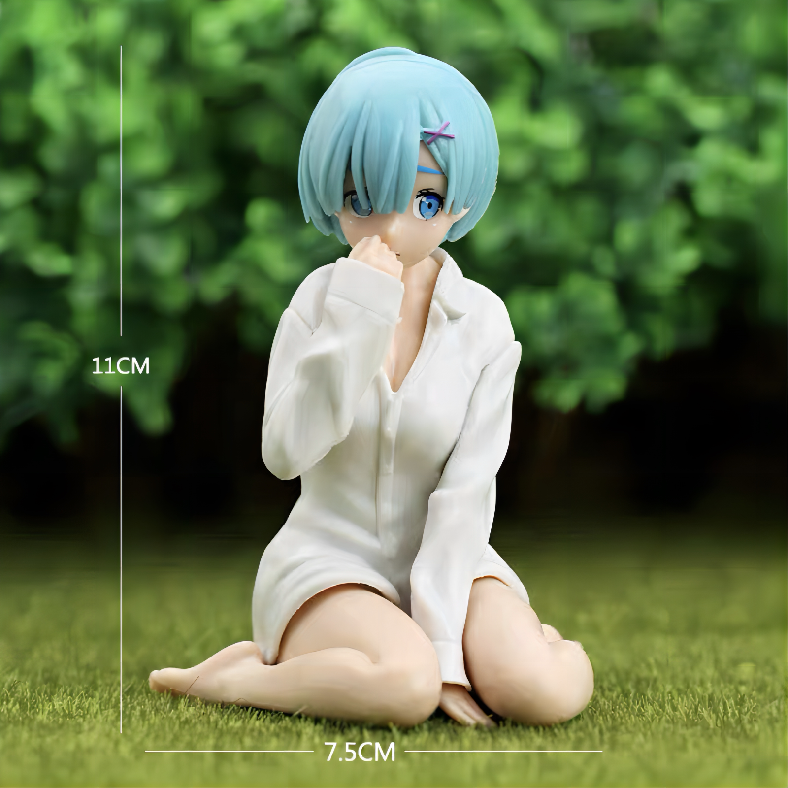 动漫手办景品机箱坐姿蕾姆模型可爱女孩二次元蛋糕桌面摆件礼物