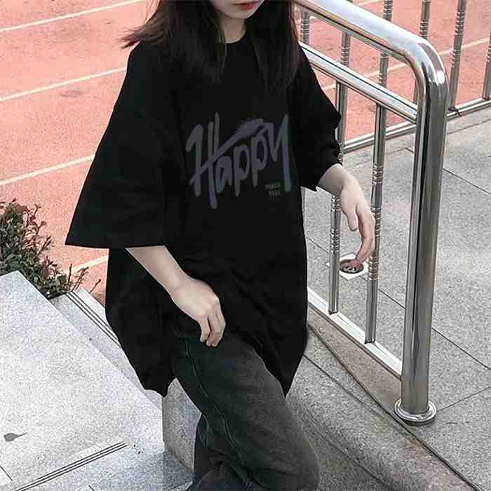 大码300斤夏季新款t恤女短袖男女卫衣长袖学院风情侣上衣服秋