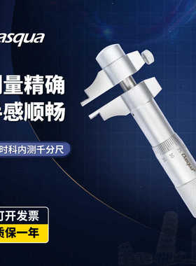 Dasqua达时科内测千分尺高精度5-30mm内径螺旋测微器内孔测量工具