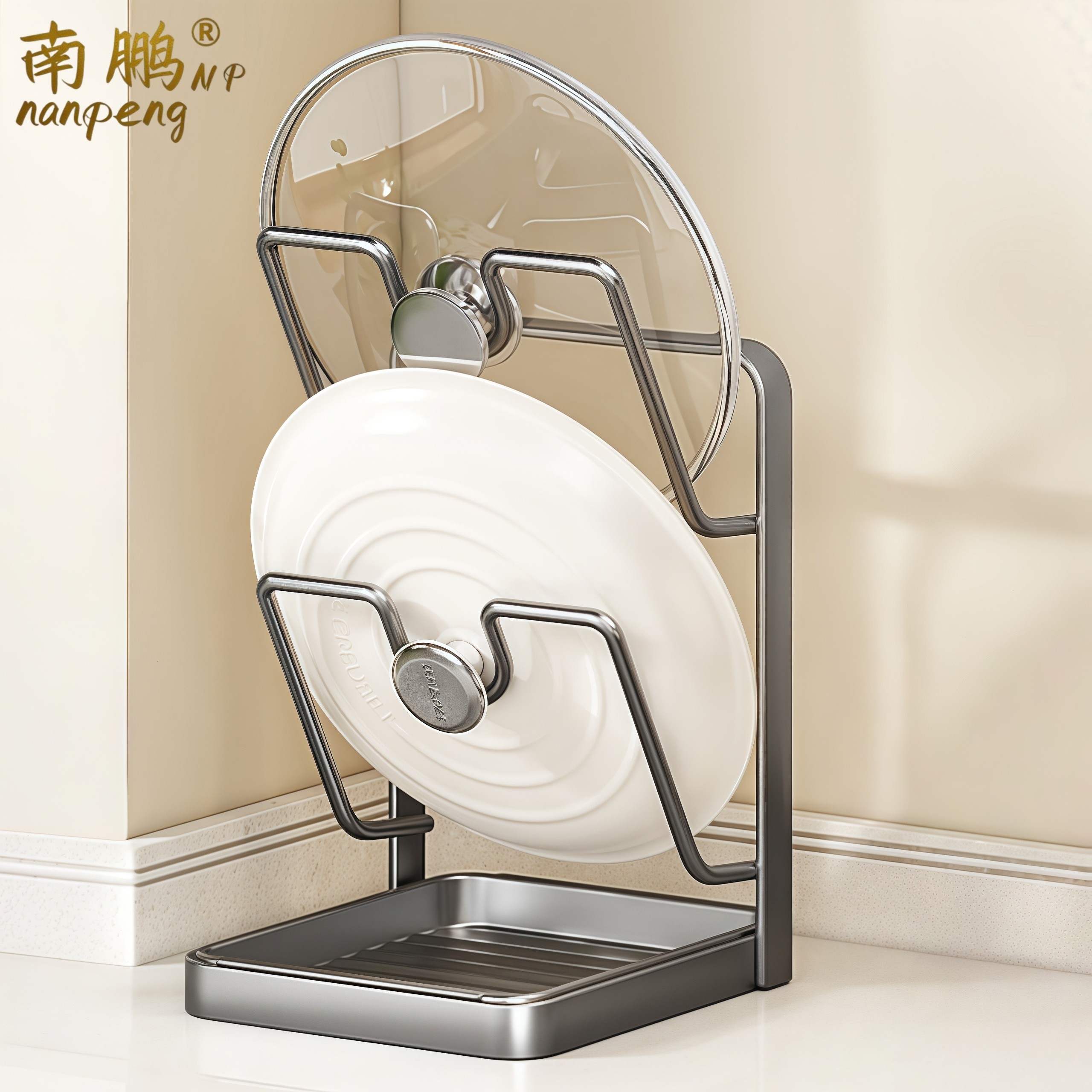 锅盖架子免打孔厨房置物架壁挂式放砧板菜板多功能放置架收纳神器,厨房/烹饪用具,厨房置物架/置物柜/角架,淘宝优惠券,粉丝福利购,淘宝优惠卷