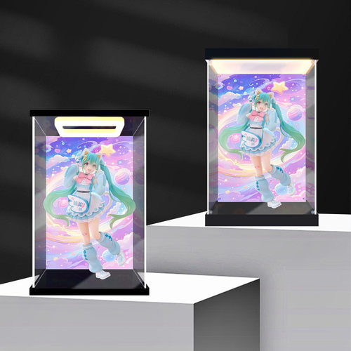 贝格宝适用TAITO VOCALOID 初音未来 Fancy Ver.手办亚克力收纳盒