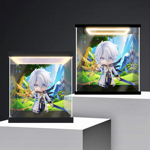 贝格宝适用星穷铁道 白厄 粘土人 手办模型亚克力高清灯光收纳盒