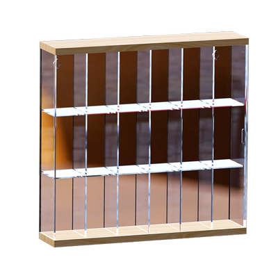 盲盒收纳展示架透明乐高大号带门