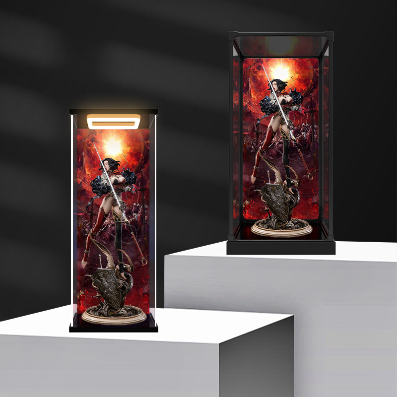 亚克力防尘收纳盒适用否极AMERFORT 星轮系列 献祭骑士法艾拉手办