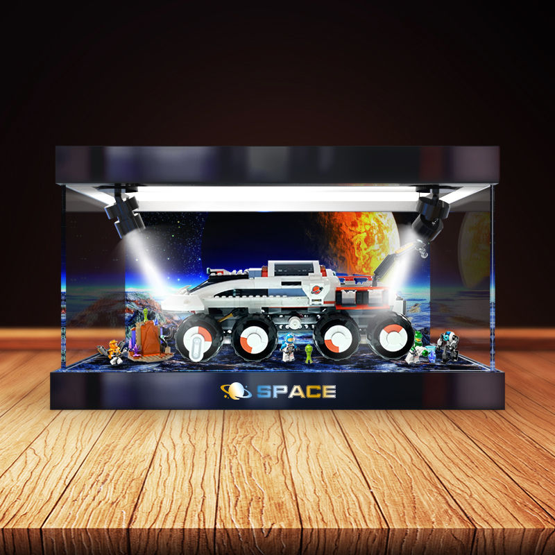 亚克力透明防尘罩 适用 乐高城市系列 60432 太空起重机玩具模型