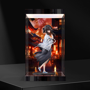 适用饿殍 明末千里行 满穗 烟花拾穗 1/7 手办灯箱款亚克力收纳盒