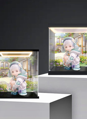 适用EUSUN寓春文化 给你的花朵 せんちゃ原画 手办亚克力收纳盒