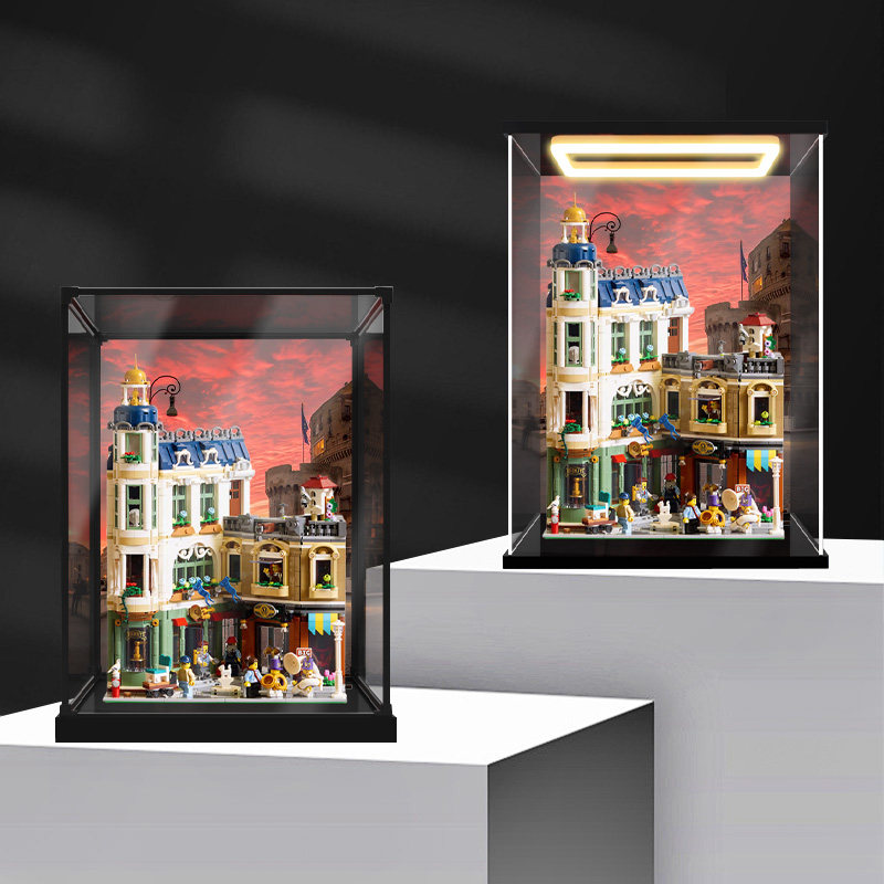 贝格宝适用ICONS系列11371购物大街建筑街景模型高清彩绘收纳盒,收纳整理,手办收纳盒,淘宝优惠券,粉丝福利购,淘宝优惠卷