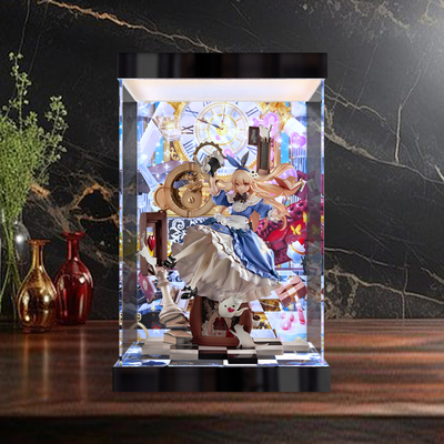 高透明灯箱手办展示盒适用梦游奇境记~入梦时刻~ 爱丽丝·里德尔