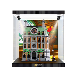 亚克力乐高76218奇异博士至圣所漫威复仇者防尘高透展示收纳盒