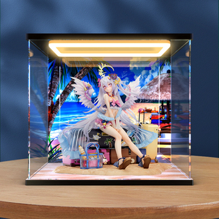 适用手办 ELEGANT 碧蓝档案 白洲梓 泳装 亚克力回型灯高清收纳盒