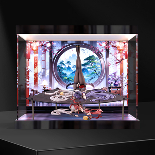 灯箱款克力收纳盒适用AniGame碧蓝航线松戏梅应瑞其上&肇和其下亚