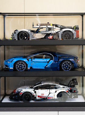 亚克力展示盒适用乐高42156标致9X8勒芒混合动力跑车 模型收纳盒