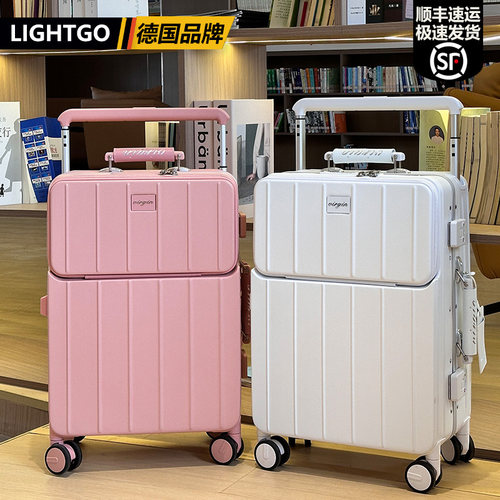 大容量铝框箱宽拉杆行李箱女