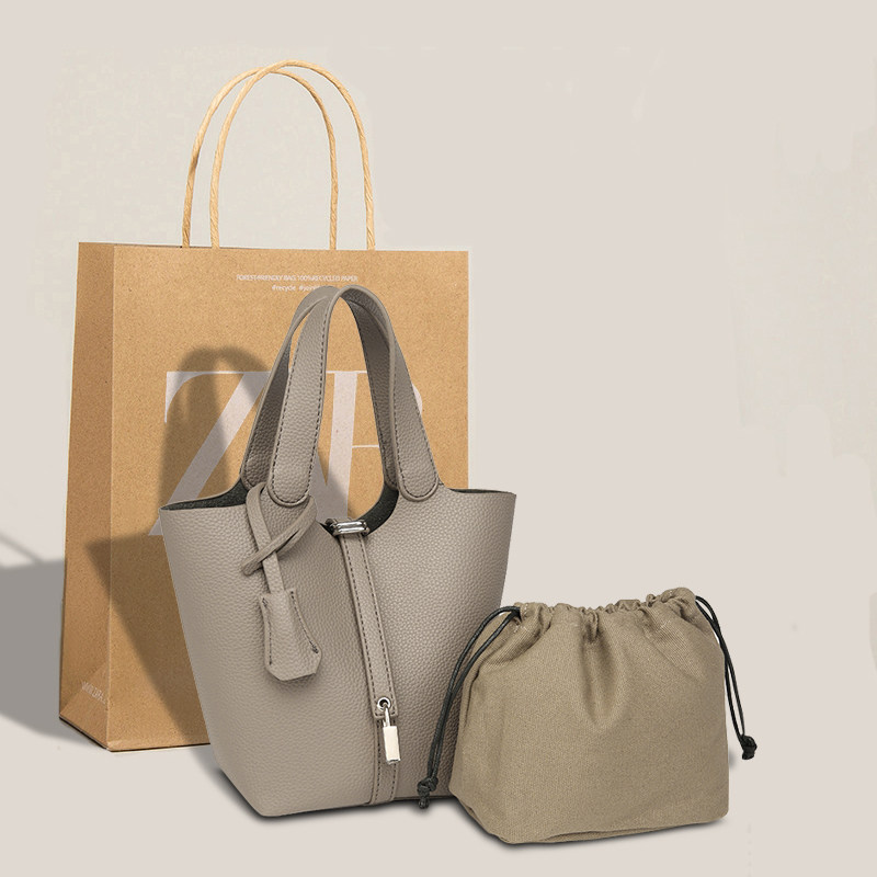 女包新款2025水桶包今年流行包包菜篮子小手提包夏天手拎包斜挎包