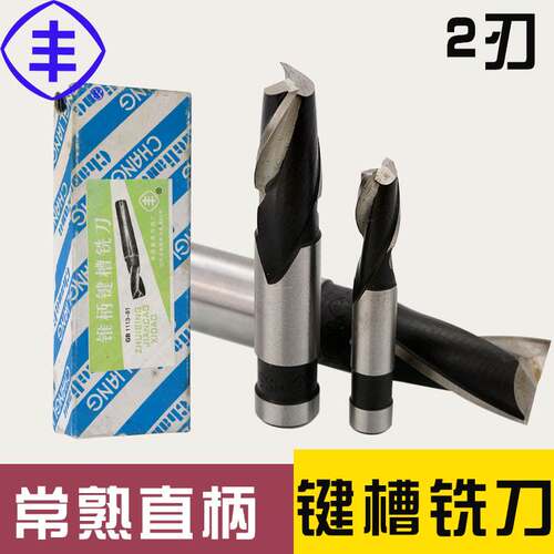 常熟丰牌 直柄键槽铣刀3 4 5 6 8 10 12 14 16 18 20mm 原装正品
