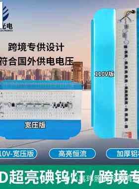 led高亮宽压碘钨灯 LED投光灯  50W 100W 200W加厚铝壳  110V