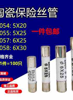 6x30 R058 RO58 陶瓷保险丝管 保险丝 250V 熔断器 保险芯 6*30mm