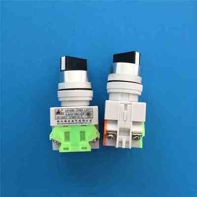 浙江明尔电气按钮开关 Y090 LAY37 LA125D-11X/2旋钮2档 3挡