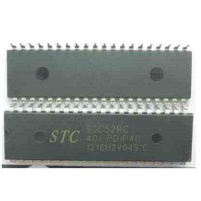 单片机 STC90C52RC-40I-PDIP40 STC90C52RC全新原装 直插