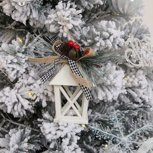 圣诞挂件圣诞树装饰字母牌鸟笼鹿圣诞装饰品挂件吊灯翅膀创意精美