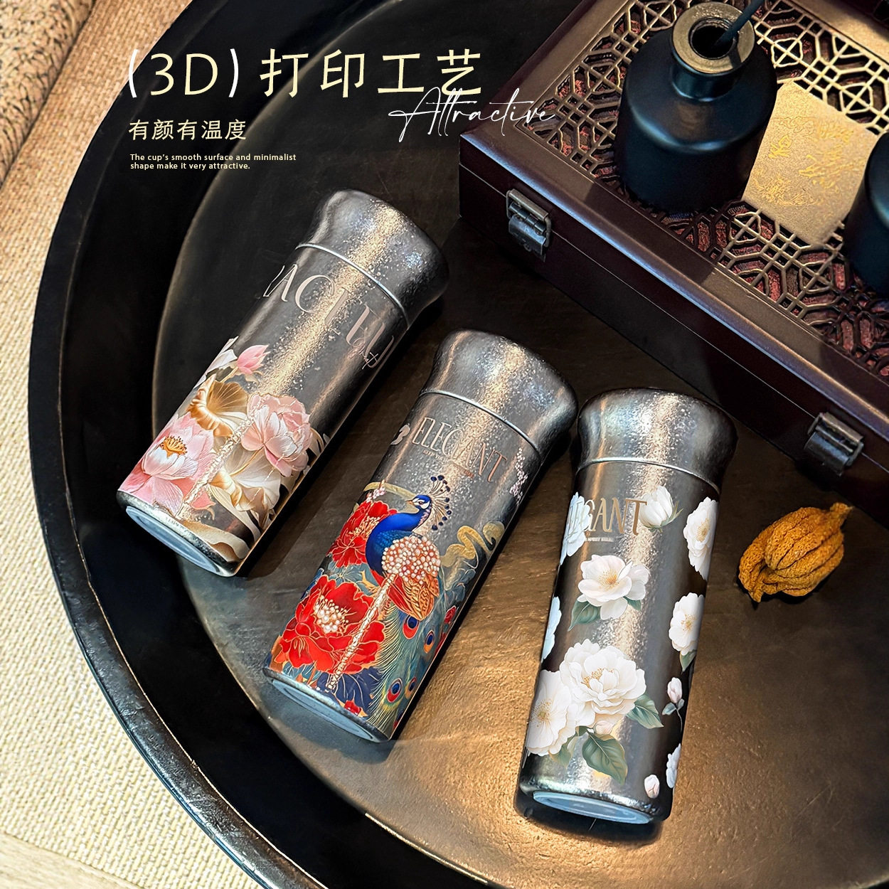 新款轻奢迷你纯钛保温杯